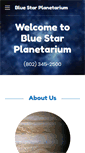 Mobile Screenshot of bluestarplanetarium.com